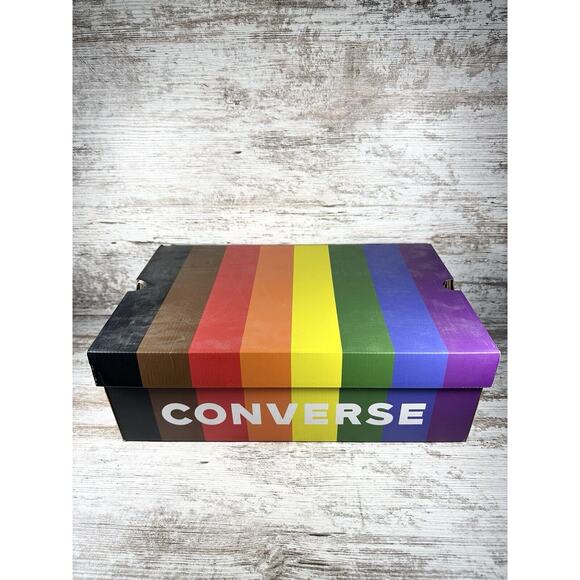 NEW Men\'s Converse CTAS Chuck 70 \'Pride\' White/University Red Sneaker Sz 10.5 main image 6